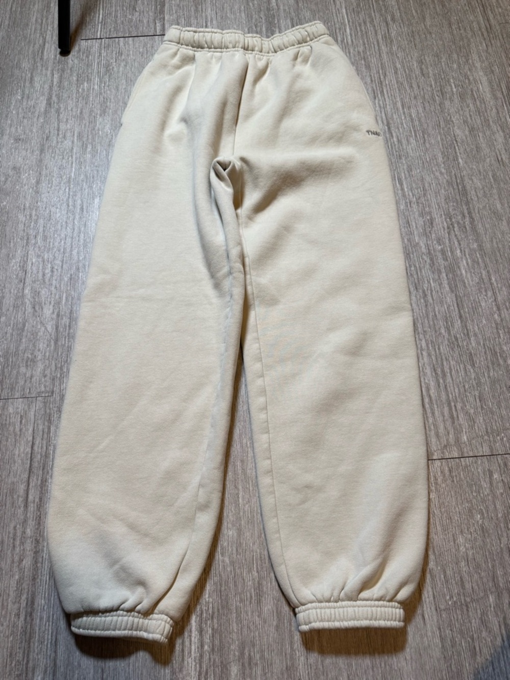 Aritzia TNA Cozy Fleece Mega Sweatpants‎ Beige Oversized Joggers Athleisure XS